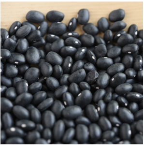 Black beans grown at Bertie’s homestead